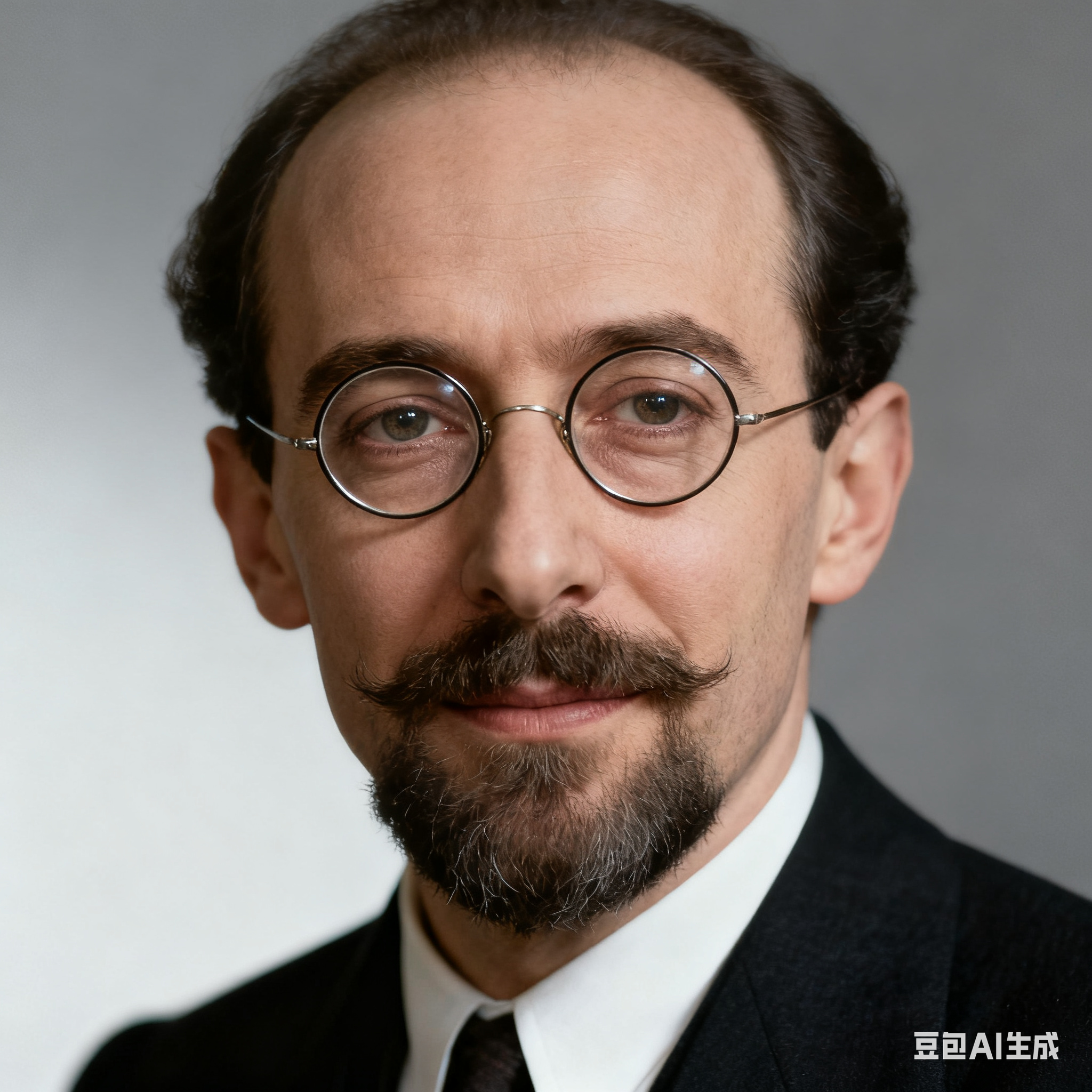 莫里斯·拉威尔肖像（人物特写）